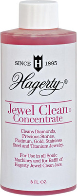 Jewel Clean Concentrate - Ultrasonic Jewelry Cleaner Liquid Solution, Gold & Sil