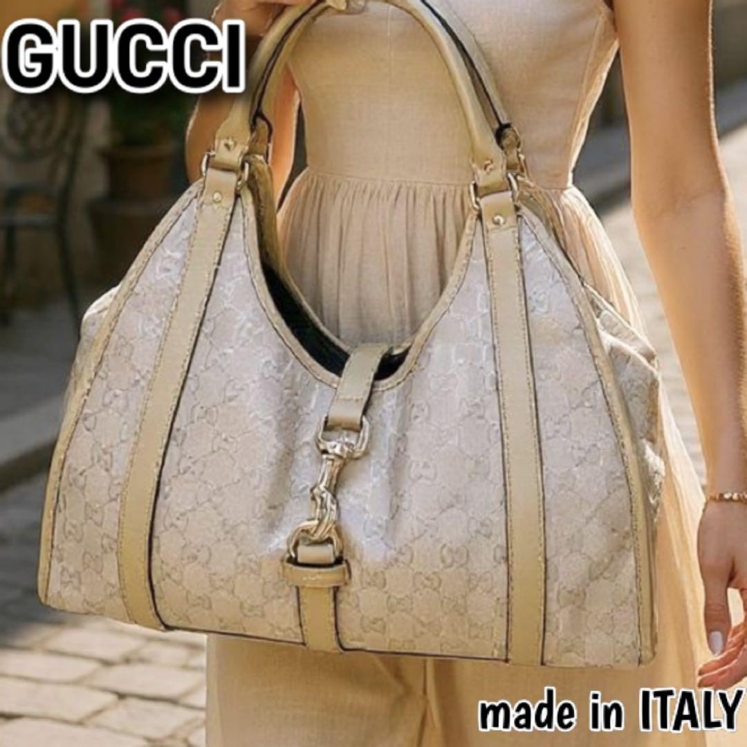Gucci Shima Metallic Semi Shoulder Bag in Gucci