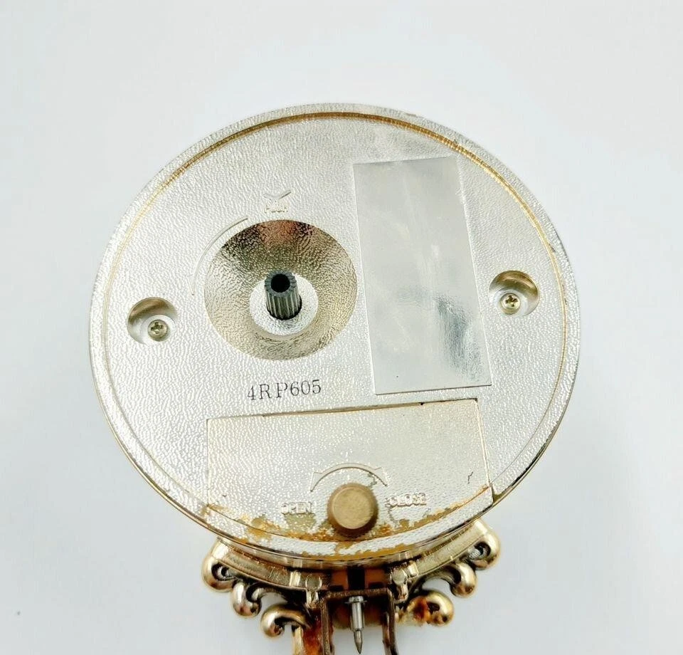 Reloj de cuarzo vintage Rhythm Japón esfera 3,7" piezas de reparación proyecto de arte steampunk Foto 4 de 4