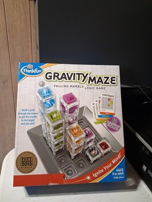 ThinkFun Gravity Maze Falling Marble Run Logic Brain Game STEM COMPLETE