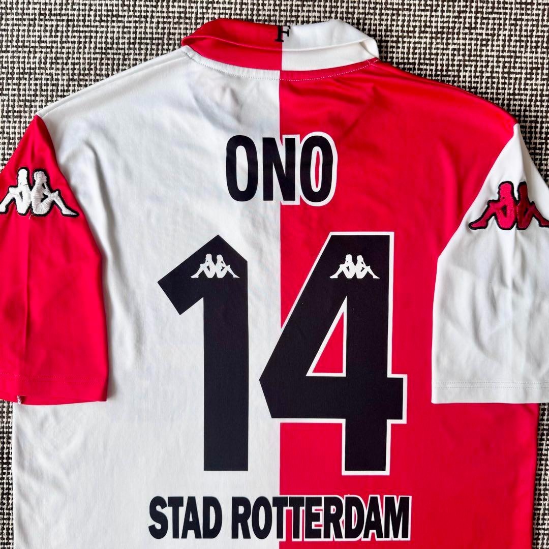 Feyenoord 01 02 Shinji Ono #14 UEFA Cup Winner Jersey Size M Free