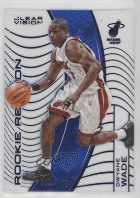 2015 Clear Vision Rookie Revision Blue Dwyane Wade (White Jersey Variation) ms9