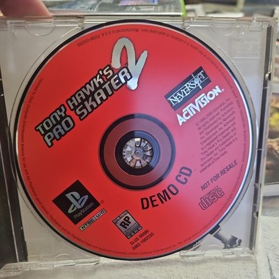 RARE -Tony Hawk's Pro Skater 2 Demo CD (Sony PlayStation 1 PS1) Tested Working