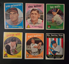 1959 TOPPS BASEBALL YOU PICK #1 - #200 ****FREESHIPPING****