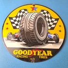 Vintage Tires Sign - Porcelain Gas Pump Service Tires Advertising Sign