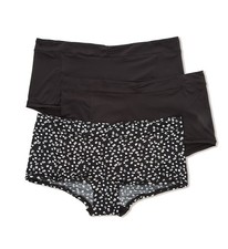 Maidenform DM3TBS Mid-Rise Full Coverage Boyshort Panty - 3 Pack