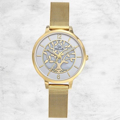 Girl Only Damenuhr Edelstahl gold Girl Only GO Armbanduhr UGO695491