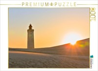 Calvendo Puzzle The Old Lighthouse At Rubjerg Knude In The Evening Sun | 1000 Pi