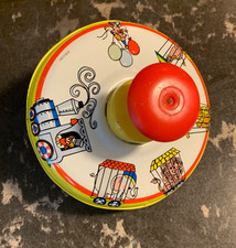 Ohio Art Spinning Top Toy Metal Circus Train Animals 304B177 Made in USA