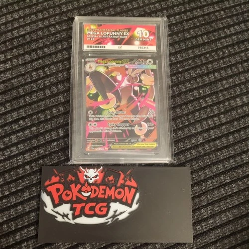 Mega Lopunny 128/094 Me02: Phantasmal Flames Holo ACE 10 Pokemon Card