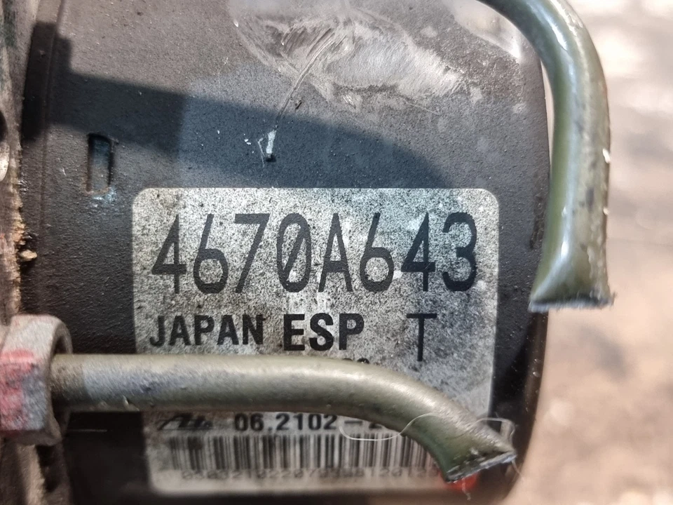 Mitsubishi ASX ABS Pump & Control Module Unit 2012 MK1 Pre-Facelift OEM 4670A643 — 第 4/4 张图片