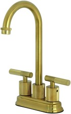 Kingston Brass KB549.KNL Convergent 1.8 GPM Standard Bar Faucet - Brass