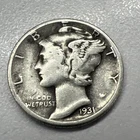 1931 MERCURY SILVER DIME ACTUAL COIN Get Today & Save Upgrade Your Collection