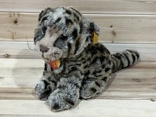 Vintage Steiff Stuffed 10 Molly Babygepard Leopard Ear Button Hanger Tag