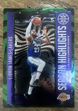 2020-21 Panini Illusions - Season Highlights LeBron James #8 Emerald