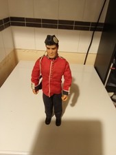 VINTAGE  1970s PALITOY ACTION MAN COLDSTREAM GUARDSMAN UNIFORM WITH 90s FIGURE 
