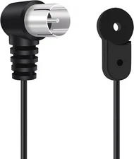 FM Antenna for Stereo Receiver Indoor, Radio 75 Ohm F Type Black 