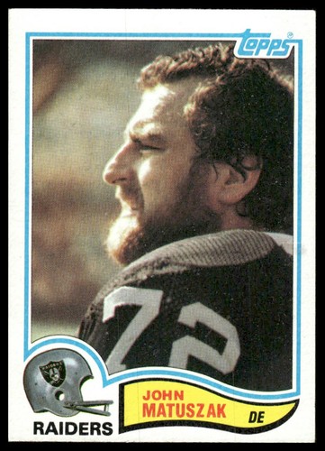 John Matuszak #195 1982 Topps card