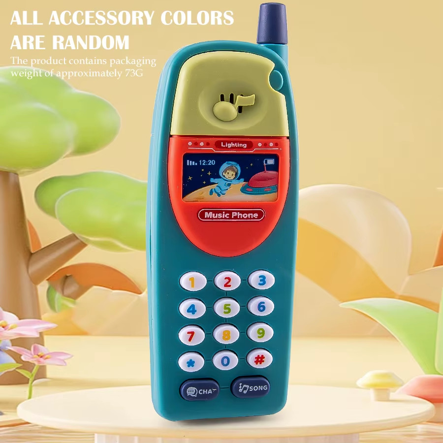 For Kids, Fun Music Simulation Phone Lighting Learning Cellp