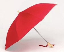 Duck Umbrella - Compact Travel Umbrella with a Cute Duck Head Handle Red