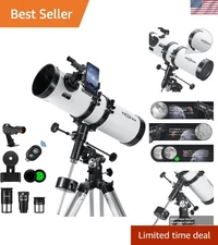 130mm Reflector Telescope with Multi-Coated Optics & Equatorial Mount