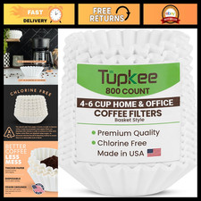 Coffee Maker Filters for 4-6 Cup Machines, 800 Count, USA Made, Premium Quality
