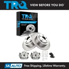 TRQ Rear Brake Pad & Rotor Kit Fits 2003-2006 Subaru Baja 2000-2004 Outback