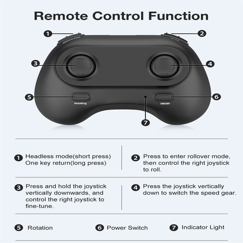 Eachine Mini RC Drohne Quadcopter 2,4G 4CH 6-Achsen Höhenhaltung Headless RTF - Bild 5 von 12