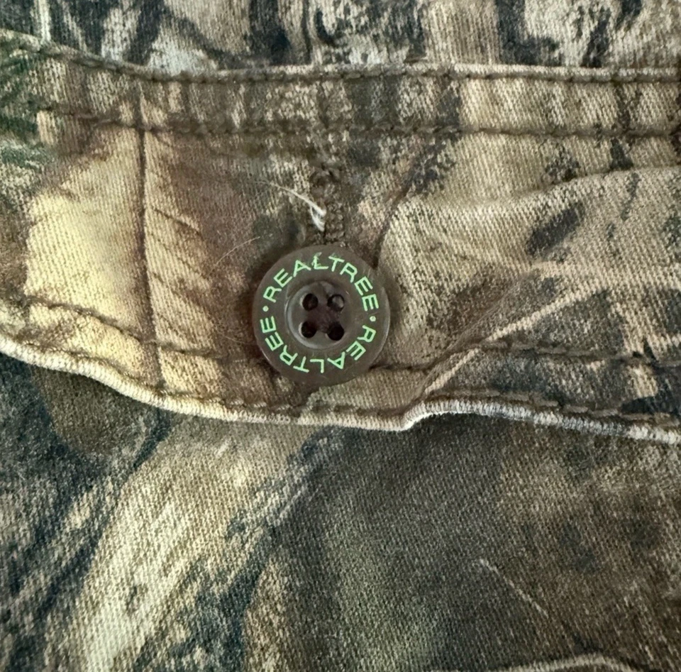 Pantalones cargo de caza Realtree Edge camuflaje talla juvenil M estilo vintage Foto 3 de 4