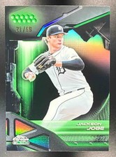 Jackson Jobe 2026 Topps Chrome Black #159 Green Refractor /99 Tigers KG