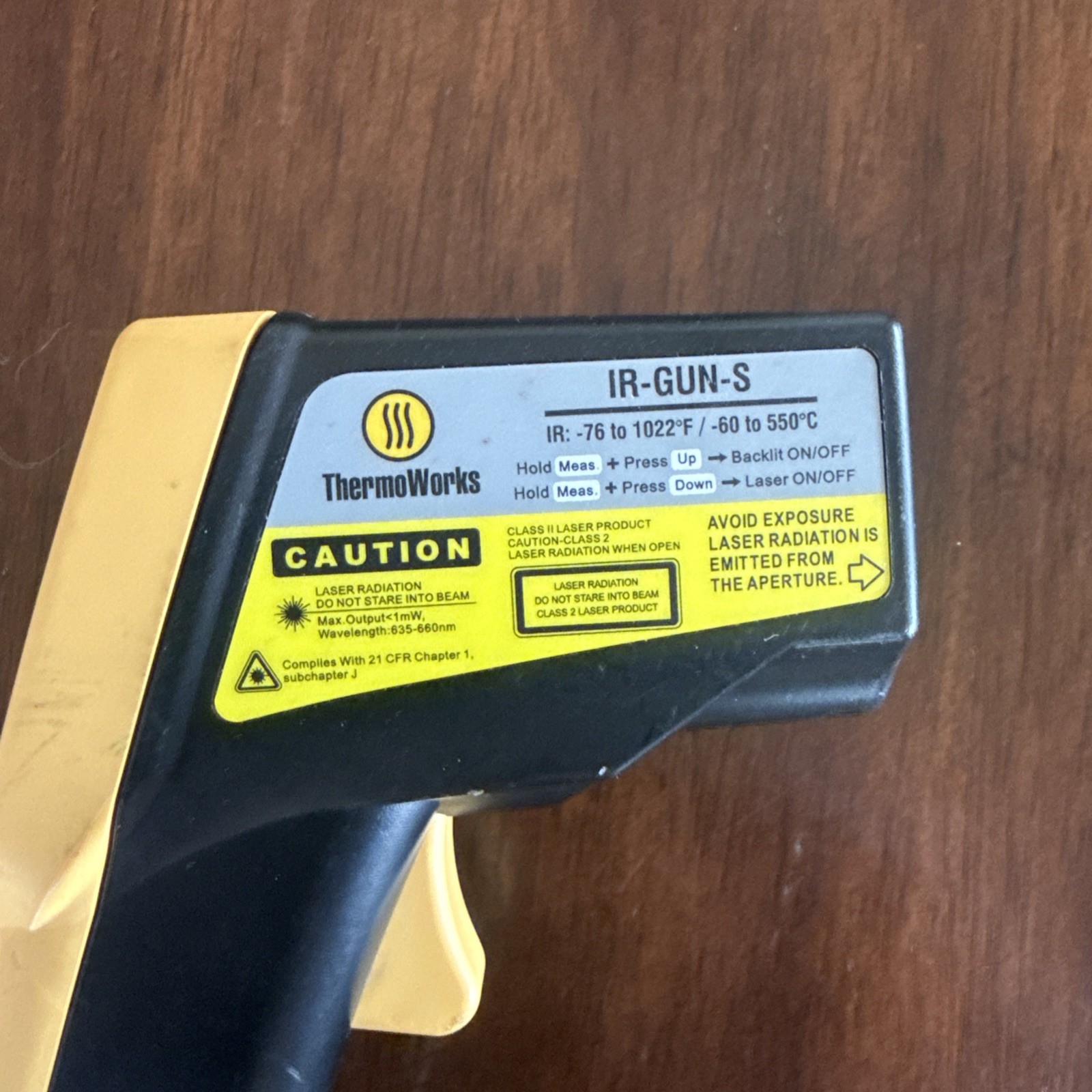 Thermoworks Hi-Temp Industrial IR w/Circle Laser (IR-IND)