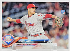 2018 Topps #551 Yacksel Rios Rookie Philadelphia Phillies 
