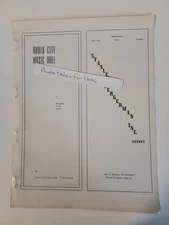 1938 Radio City Music Hall, Max Factor Make-Up Studio Industry 9x12 ad clipping