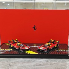 BBR 1: 43 Ferrari 499P 2024 Le Mans Set Alu-car model
