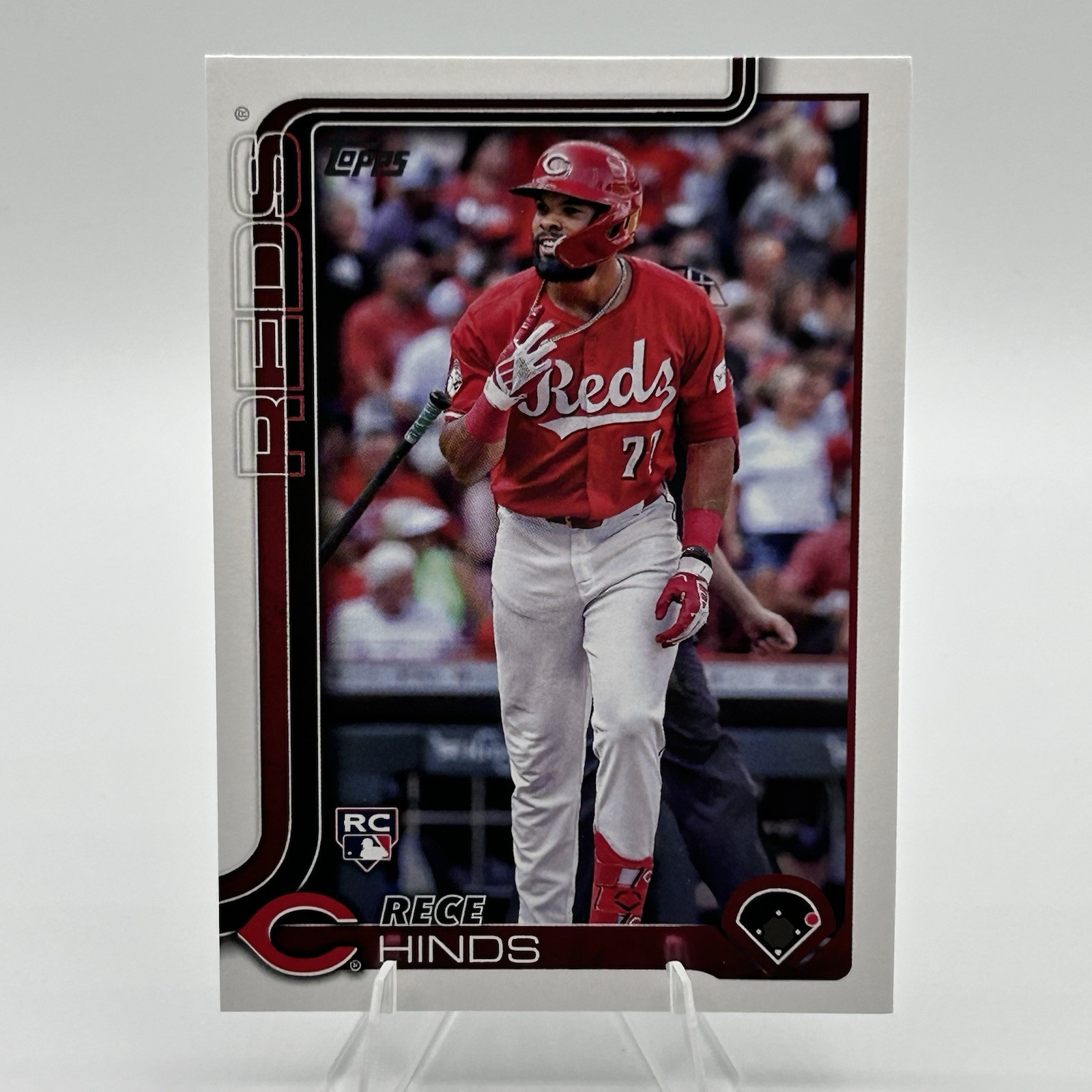 Rece Hinds 2025 Topps Series 1 Rookie RC #217 Cincinnati Reds Baseball Card
