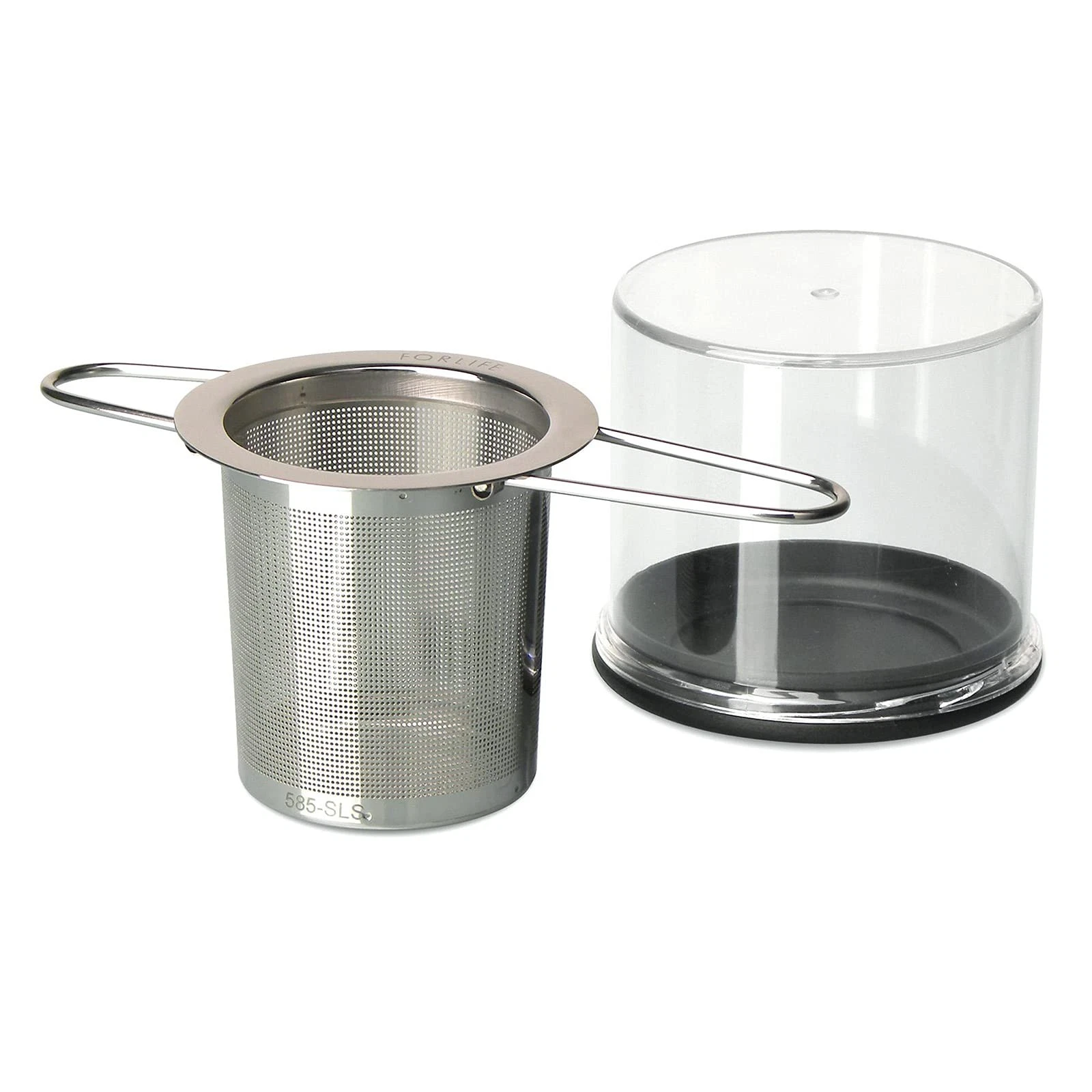 FORLIFE Tea Infuser Plastic Black 5 Inch 2 Functional Stainless Brewing Standard
Opens in a new wind