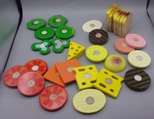 Melissa and Doug 32 Pull Apart Pieces Sandwich Making Food Set - Bread Cheese