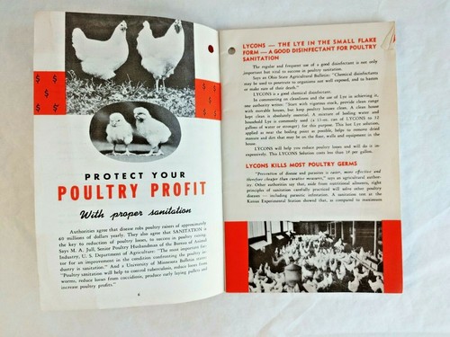 B T Babbitt's Lycons Lye Booklet "The Farmer's Friend" © 1940 #16597 - Picture 7 of 10