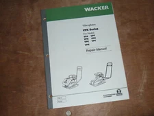 Wacker VPA 1750W Vibroplate Compactor Operator Maintenance Service Repair Manual