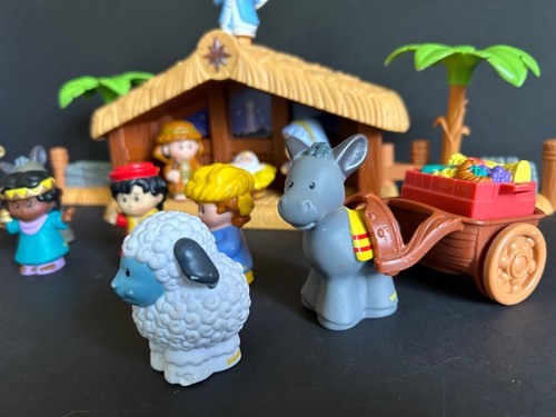 Fisher Price Little People A Christmas Story Nativity Set Complete Light & Music - Picture 5 of 15