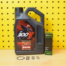 Ölwechselset Öl Ölfilter Motul 300V 15W50 Motoröl Für: KTM 1290 Super Duke