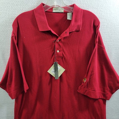 Cutter & Buck Herren Poloshirt neu mit Etikett rot Pima Baumwolle Größe L 91823-0431 - Bild 2 von 6