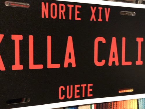 Norte XIV Killa Cali Norteno Rap CD personalisiertes Nummernschild schwarz rot - Bild 7 von 9