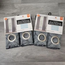 Interiors by Design Gray Window Panel Room Darkening Energy Efficient  74x84