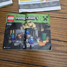 Lot Lego Minecraft 21114 21113 21119 Instruction MANUALS ONLY