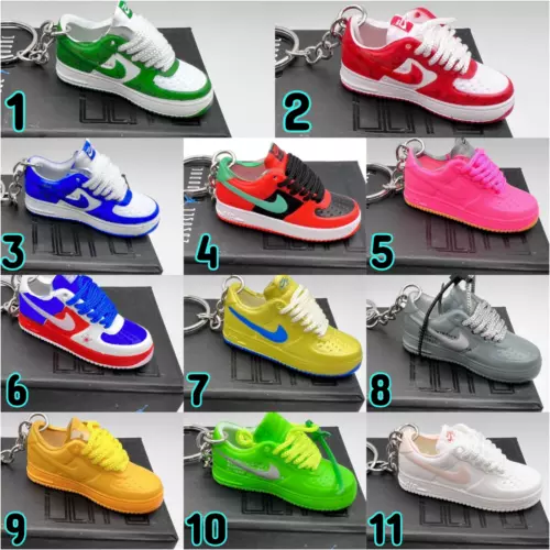 AF, Jordan 2-12, YZY Key Chains Collectible Mini Shoe Keyring W/ Display Box