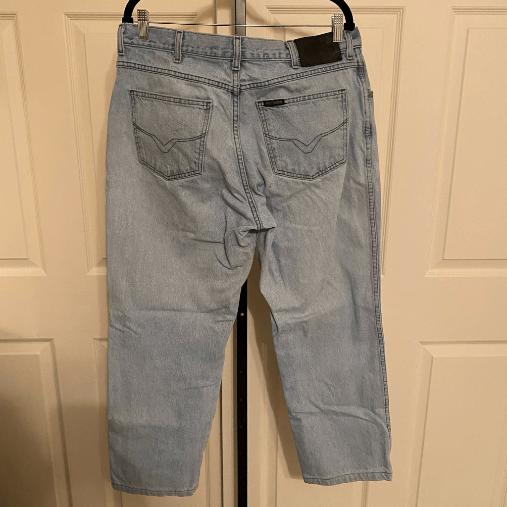 HARLEY DAVIDSON / CLASSIC/usa製/16/R/コットン/IDG/A6319 Harley-Davidson A6319 Women's Classic McJean Straight Leg Jeans