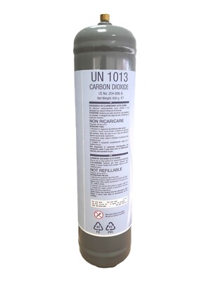 Bombole CO2 Per Gasatore Acqua - Set Da 6 Da 600 Gr, Monouso, Valvola 11x1 - Foto 8