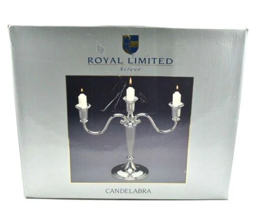 Candelabros Royal Plateado Y Accesorios