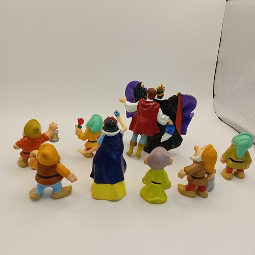 Lot 9 Applause Disney Snow White Figurine Set Prince Evil Queen and Seven Dwarfs - Picture 13 of 16
